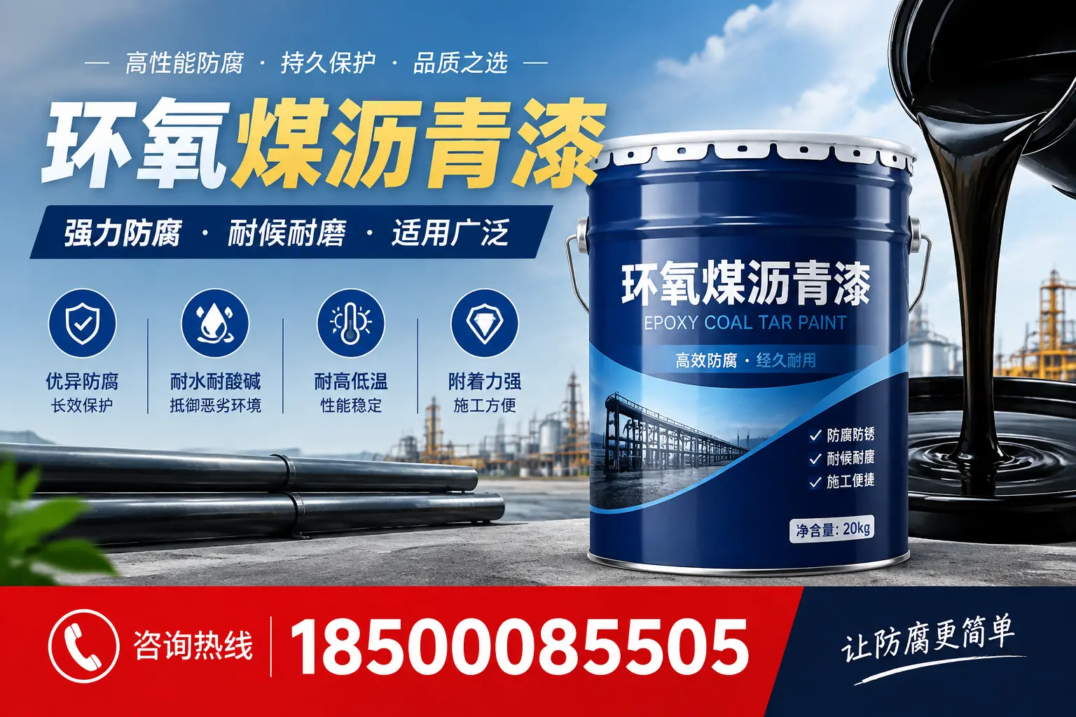 环氧煤沥青漆在不同气候条件下的表现分析,绥化适用性
