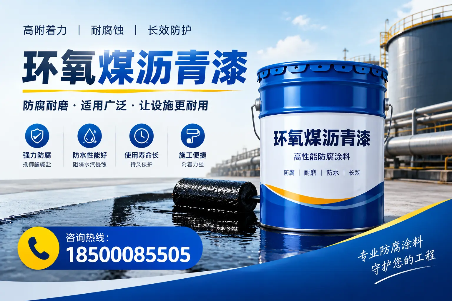 环氧煤沥青漆与其他涂料的对比分析,助力绥化企业决策